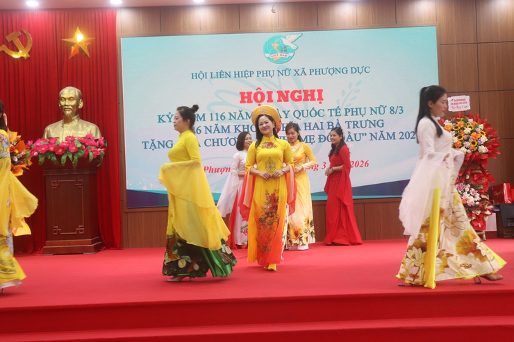 Hội Liên hiệp Phụ nữ xã Phượng Dực tổ chức Hội nghị gặp mặt kỷ niệm 116 năm Ngày Quốc tế Phụ nữ 8/3- Ảnh 7.