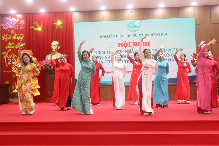 Hội Liên hiệp Phụ nữ xã Phượng Dực tổ chức Hội nghị gặp mặt kỷ niệm 116 năm Ngày Quốc tế Phụ nữ 8/3- Ảnh 6.