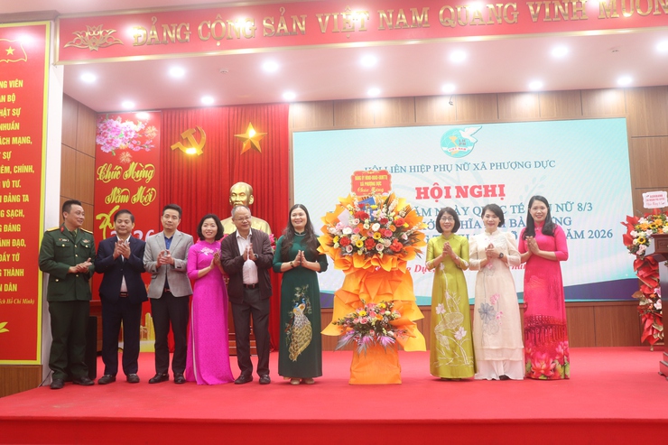 Hội Liên hiệp Phụ nữ xã Phượng Dực tổ chức Hội nghị gặp mặt kỷ niệm 116 năm Ngày Quốc tế Phụ nữ 8/3- Ảnh 1.