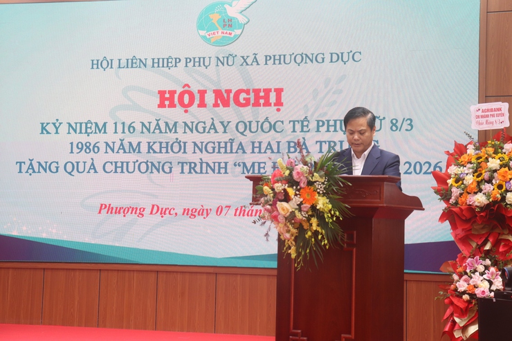 Hội Liên hiệp Phụ nữ xã Phượng Dực tổ chức Hội nghị gặp mặt kỷ niệm 116 năm Ngày Quốc tế Phụ nữ 8/3- Ảnh 3.