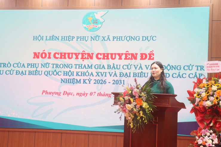Hội Liên hiệp Phụ nữ xã Phượng Dực tổ chức Hội nghị gặp mặt kỷ niệm 116 năm Ngày Quốc tế Phụ nữ 8/3- Ảnh 5.