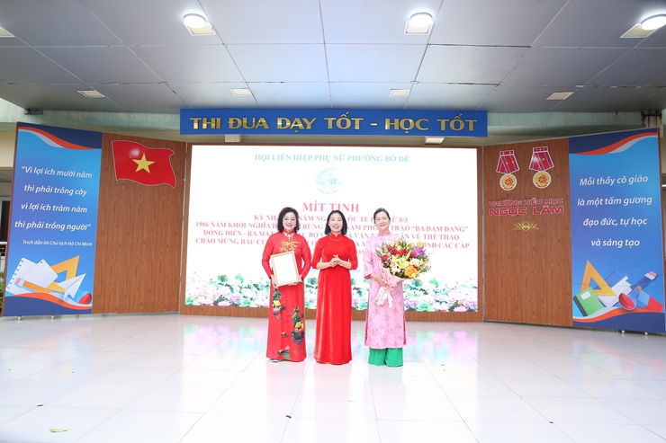 Hội Liên hiệp phụ nữ phường Bồ Đề tổ chức Mít tinh chào mừng 116 năm ngày quốc tế phụ nữ 8/3; chào mừng Bầu cử đại biểu Quốc hội khoá XVI và đại biểu HĐND các cấp nhiệm kỳ 2026 - 2031- Ảnh 6.