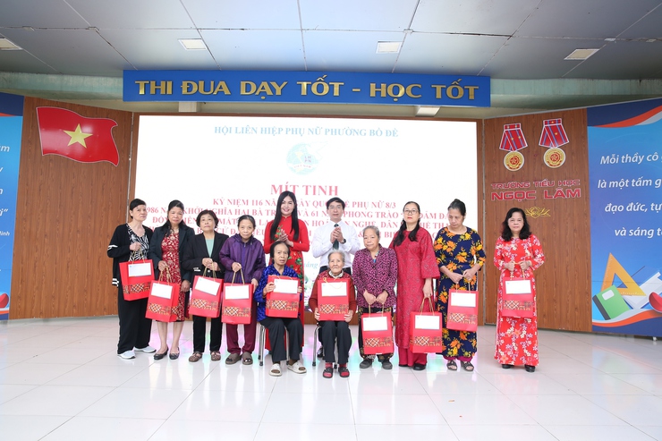 Hội Liên hiệp phụ nữ phường Bồ Đề tổ chức Mít tinh chào mừng 116 năm ngày quốc tế phụ nữ 8/3; chào mừng Bầu cử đại biểu Quốc hội khoá XVI và đại biểu HĐND các cấp nhiệm kỳ 2026 - 2031- Ảnh 4.