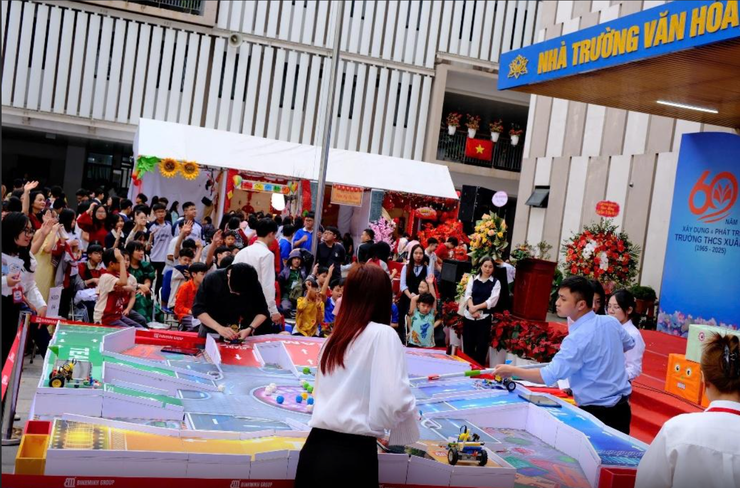 Sôi nổi Ngày hội trải nghiệm Văn hóa tại Trường THCS Xuân La- Ảnh 3.