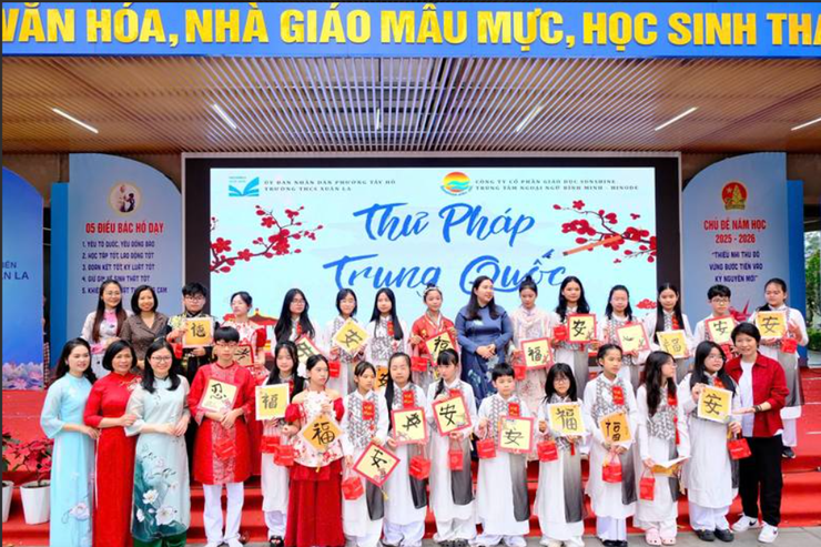 Sôi nổi Ngày hội trải nghiệm Văn hóa tại Trường THCS Xuân La- Ảnh 5.