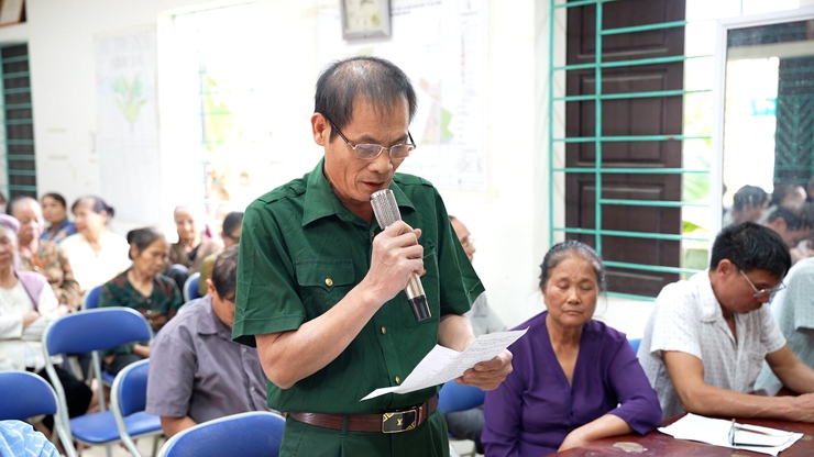 UBMTTQ Việt Nam xã Dương Hoà tổ chức Hội nghị tiếp xúc giữa cử tri với người ứng cử đại biểu HĐND xã khóa II, nhiệm kỳ 2026 – 2031 tại đơn vị bầu cử số 5- Ảnh 9.
