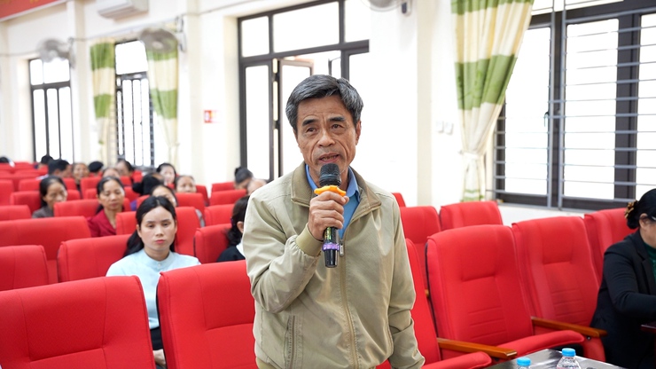 Hội nghị tiếp xúc giữa cử tri với người ứng cử đại biểu HĐND xã Dương Hoà khoá II nhiệm kỳ 2026 – 2031, đơn vị bầu cử số 3

- Ảnh 12.