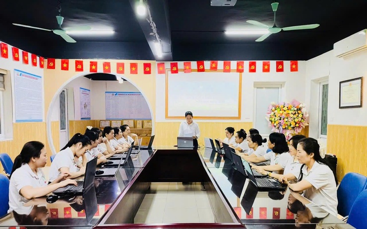 Trường Mầm non Thạch Cầu đẩy mạnh chuyển đổi số trong quản lý, dạy và học- Ảnh 4.