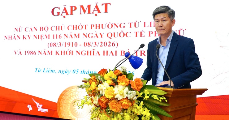Phường Từ Liêm gặp mặt nữ cán bộ chủ chốt nhân dịp kỷ niệm ngày Quốc tế Phụ nữ 8/3- Ảnh 3.