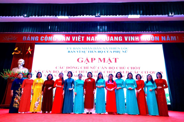Xã Thiên Lộc gặp mặt nữ cán bộ nhân kỷ niệm Ngày Quốc tế Phụ nữ 8/3- Ảnh 12.