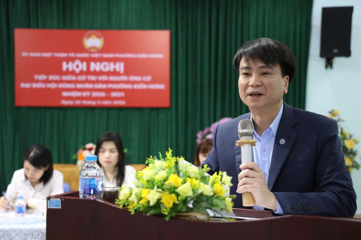 Ứng cử viên HĐND phường Kiến Hưng cam kết luôn nêu cao tinh thần trách nhiệm, phục vụ nhân dân- Ảnh 2.