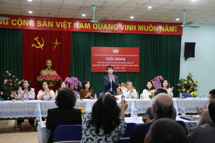 Ứng cử viên HĐND phường Kiến Hưng cam kết luôn nêu cao tinh thần trách nhiệm, phục vụ nhân dân- Ảnh 1.