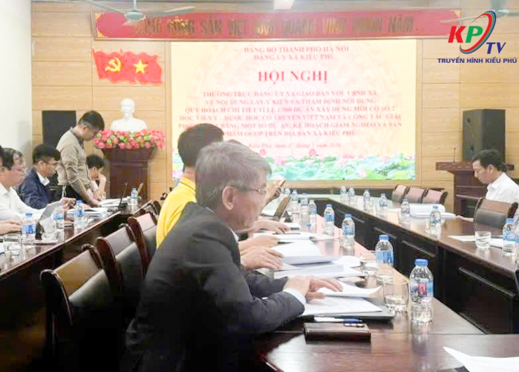 Kiều Phú: Hội nghị giao ban giữa Thường trực Đảng ủy và UBND xã về công tác quy hoạch, giải phóng mặt bằng và phát triển kinh tế - xã hội- Ảnh 2.