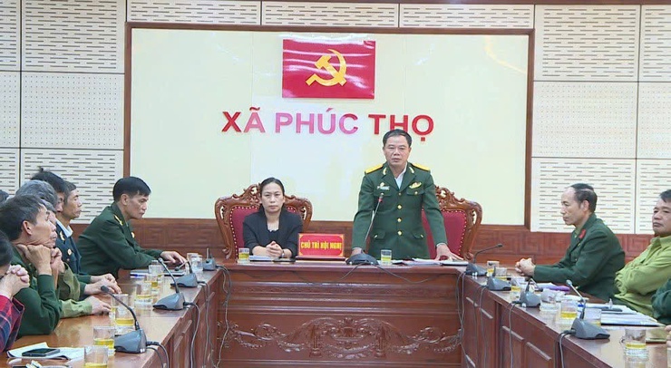 Cựu chiến binh Phúc Thọ mạn đàm tiểu sử ứng cử viên- Ảnh 2.