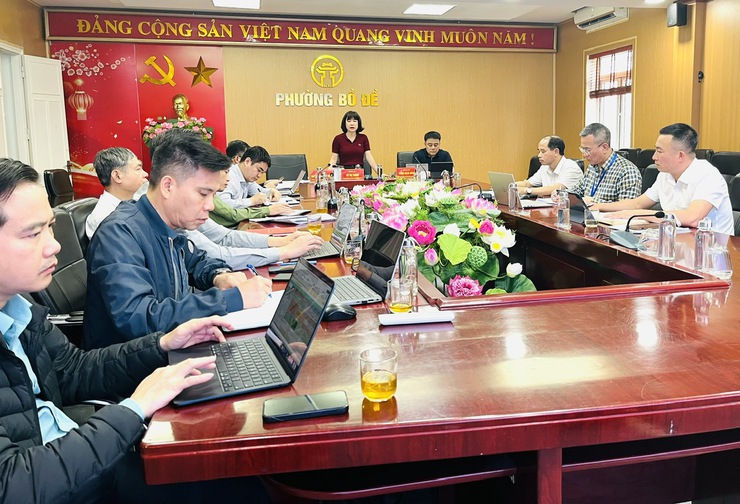 Phường Bồ Đề quyết liệt chỉ đạo công tác giải phóng mặt bằng các dự án năm 2026, ưu tiên các dự án “làn xanh” của Thành phố- Ảnh 1.