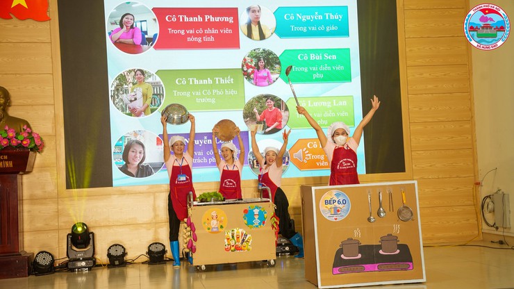 SÔI NỔI HỘI THI “PHỤ NỮ VIỆT NAM TÀI NĂNG – DUYÊN DÁNG” TẠI TRƯỜNG MẦM NON ĐỒNG QUANG A- Ảnh 5.