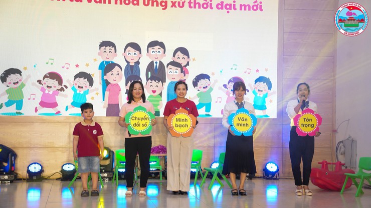 SÔI NỔI HỘI THI “PHỤ NỮ VIỆT NAM TÀI NĂNG – DUYÊN DÁNG” TẠI TRƯỜNG MẦM NON ĐỒNG QUANG A- Ảnh 6.