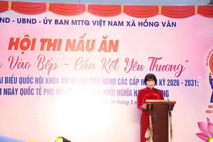 Xã Hồng Vân tổ chức Hội thi nấu ăn với chủ đề “Cùng nhau vào bếp – Gắn kết yêu thương”- Ảnh 2.