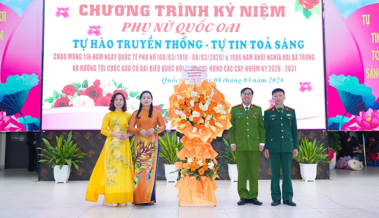 Xã Quốc Oai tổ chức chương trình "Phụ nữ Quốc Oai – Tự hào truyền thống, tự tin tỏa sáng" nhân kỷ niệm 116 năm Ngày Quốc tế Phụ nữ 8/3- Ảnh 4.