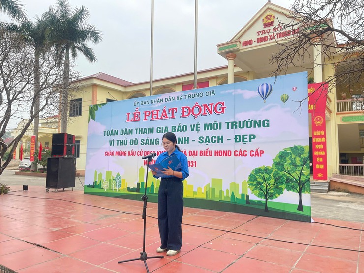 Trung Giã phát động và lan tỏa lan tỏa phong trào “Sáng - xanh - sạch - đẹp” hướng tới ngày hội non sông- Ảnh 6.