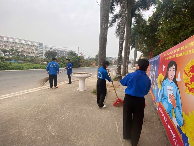 Trung Giã phát động và lan tỏa lan tỏa phong trào “Sáng - xanh - sạch - đẹp” hướng tới ngày hội non sông- Ảnh 11.