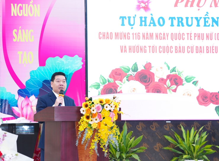 Xã Quốc Oai tổ chức chương trình "Phụ nữ Quốc Oai – Tự hào truyền thống, tự tin tỏa sáng" nhân kỷ niệm 116 năm Ngày Quốc tế Phụ nữ 8/3- Ảnh 7.