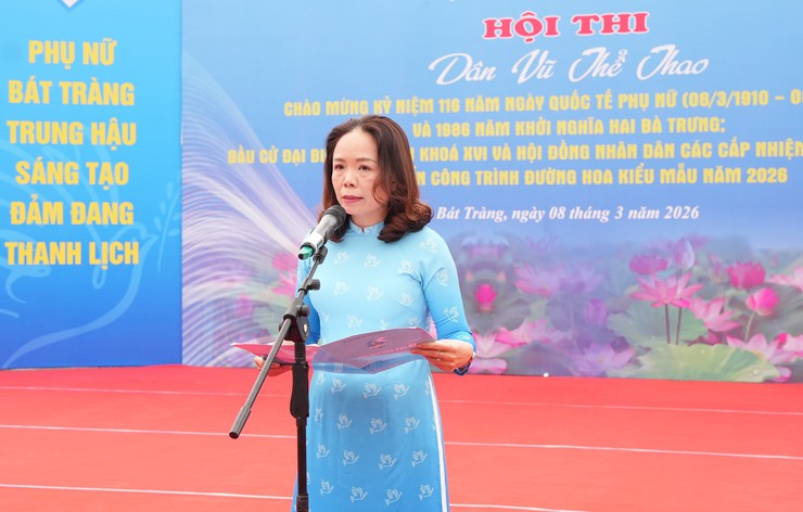 Hội Phụ nữ xã Bát Tràng tổ chức nhiều hoạt động chào mừng Ngày Quốc tế Phụ nữ 8-3- Ảnh 5.