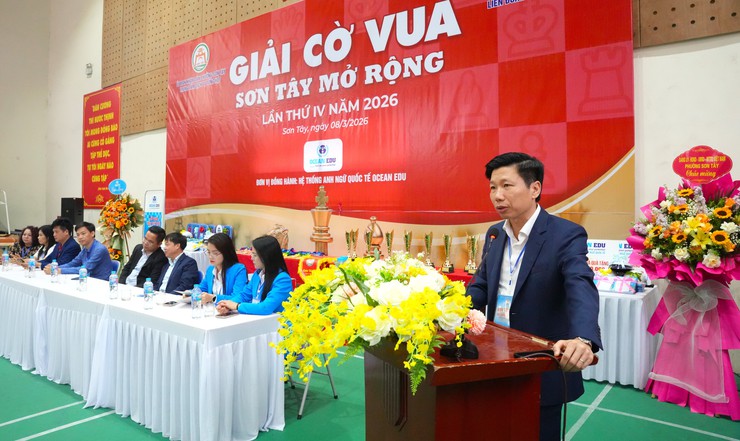 GIẢI CỜ VUA SƠN TÂY MỞ RỘNG LẦN THỨ IV NĂM 2026- Ảnh 1.