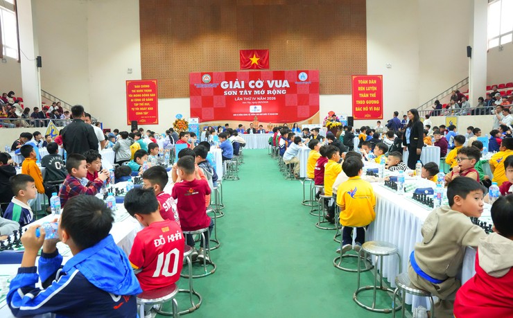 GIẢI CỜ VUA SƠN TÂY MỞ RỘNG LẦN THỨ IV NĂM 2026- Ảnh 4.
