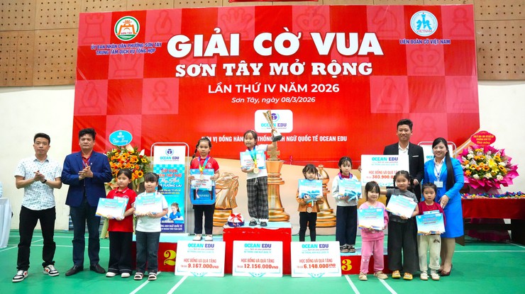 GIẢI CỜ VUA SƠN TÂY MỞ RỘNG LẦN THỨ IV NĂM 2026- Ảnh 10.