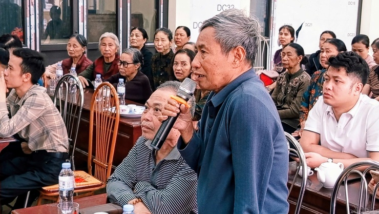 Các ứng cử viên đại biểu HĐND xã Tam Hưng tiếp xúc cử tri tại thôn Rùa Thượng (Đơn vị bầu cử số 4)- Ảnh 6.