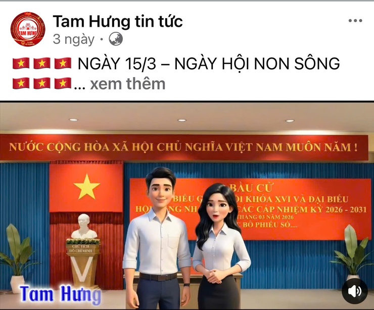 Tam Hưng ứng dụng AI, đổi mới tuyên truyền bầu cử- Ảnh 1.
