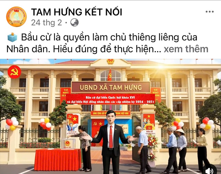 Tam Hưng ứng dụng AI, đổi mới tuyên truyền bầu cử- Ảnh 2.
