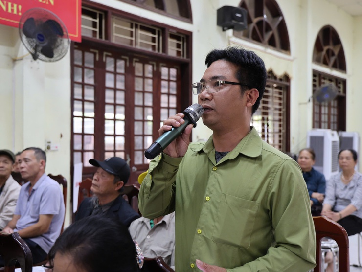 Các ứng cử viên đại biểu HĐND xã Tam Hưng khóa XXIII tiếp xúc cử tri tại thôn Song Khê (Đơn vị bầu cử số 1)- Ảnh 9.