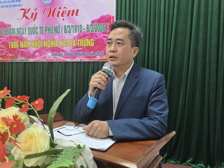 Chi hội phụ nữ thôn Bãi 2 kỷ niệm 116 năm ngày Quốc tế phụ nữ (8/3/1910 – 8/3/2026) và 1986 năm Cuộc khởi nghĩa Khởi nghĩa Hai Bà Trưng- Ảnh 4.