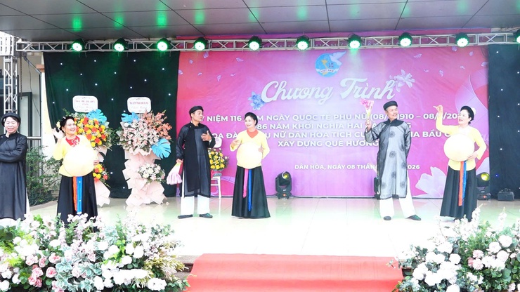 SÔI NỔI NHIỀU HOẠT ĐỘNG KỶ NIỆM NGÀY QUỐC TẾ PHỤ NỮ 8/3 TẠI XÃ DÂN HÒA- Ảnh 5.