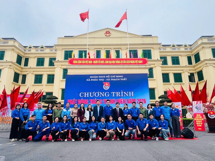 Sôi nổi Lễ ra quân Tháng Thanh niên năm 2026 tại xã Phúc Thọ- Ảnh 9.