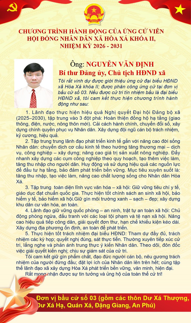 NGƯỜI LÃNH ĐẠO TÂM HUYẾT, BẢN LĨNH VÌ SỰ PHÁT TRIỂN CỦA XÃ HÒA XÁ- Ảnh 1.