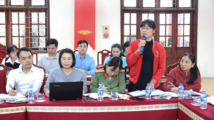 Xã Vật Lại đánh giá tiến độ thực hiện công tác GPMB dự án Yên Kỳ và Thao trường Công binh- Ảnh 2.