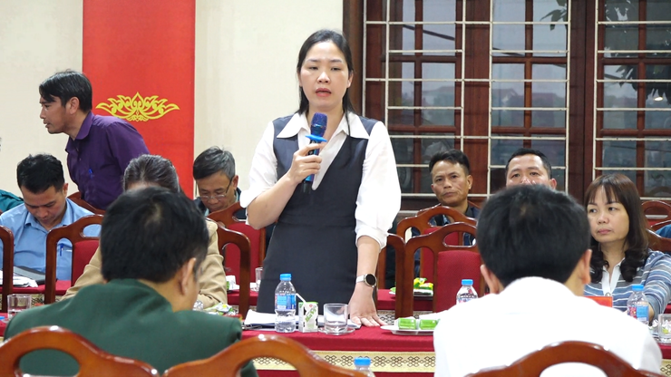 Xã Vật Lại đánh giá tiến độ thực hiện công tác GPMB dự án Yên Kỳ và Thao trường Công binh- Ảnh 11.