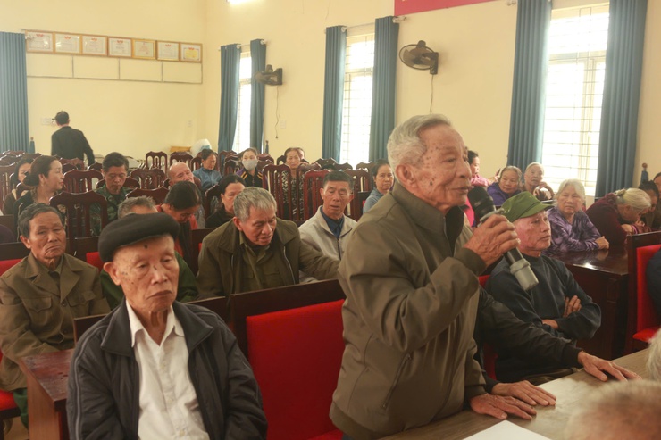 Ứng cử viên HĐND xã Hòa Lạc đơn vị bầu cử số 1, số 2, số 3 trình bày chương trình hành động trước cử tri- Ảnh 12.