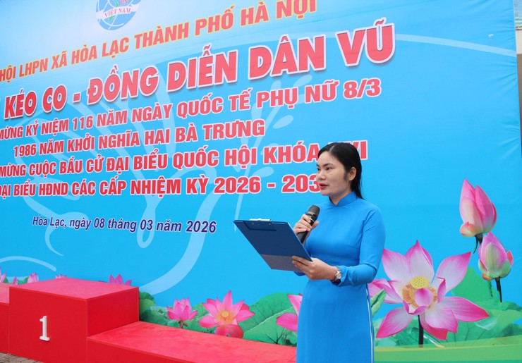 Hòa Lạc gặp mặt kỷ niệm 116 năm Ngày Quốc tế Phụ nữ 8/3 và 1986 năm Khởi nghĩa Hai Bà Trưng- Ảnh 7.