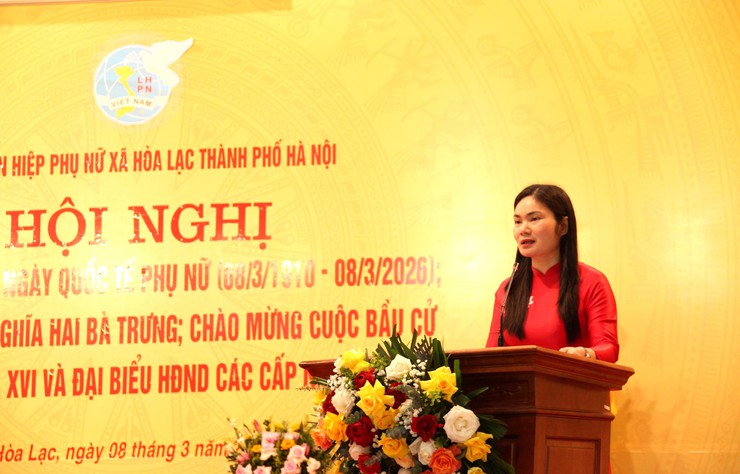 Hòa Lạc gặp mặt kỷ niệm 116 năm Ngày Quốc tế Phụ nữ 8/3 và 1986 năm Khởi nghĩa Hai Bà Trưng- Ảnh 5.