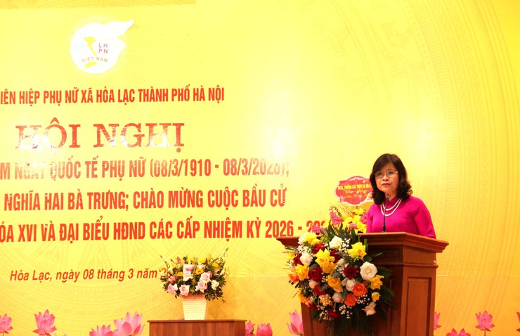 Hòa Lạc gặp mặt kỷ niệm 116 năm Ngày Quốc tế Phụ nữ 8/3 và 1986 năm Khởi nghĩa Hai Bà Trưng- Ảnh 6.