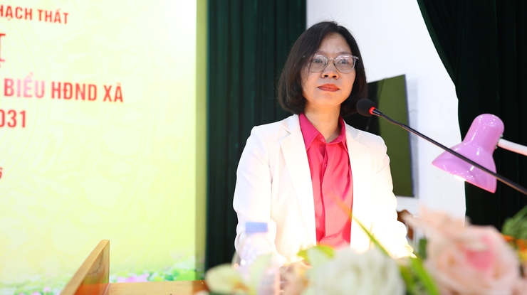 Hội nghị tiếp xúc cử tri với những người ứng cử Đại biểu HĐND xã Thạch Thất khoá II, nhiệm kỳ 2026 - 2031 tại đơn vị bầu cử số 2- Ảnh 6.