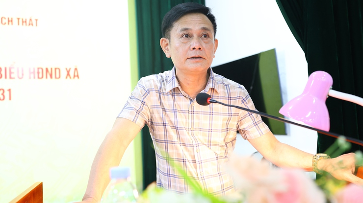 Hội nghị tiếp xúc cử tri với những người ứng cử Đại biểu HĐND xã Thạch Thất khoá II, nhiệm kỳ 2026 - 2031 tại đơn vị bầu cử số 2- Ảnh 5.