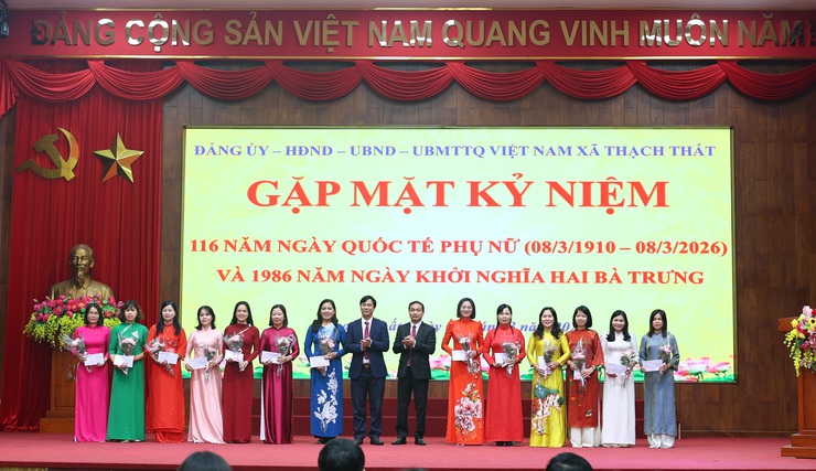 Thạch Thất: Gặp mặt kỷ niệm 116 năm ngày Quốc tế Phụ nữ 8/3- Ảnh 4.