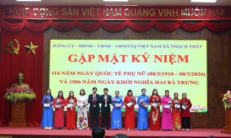 Thạch Thất: Gặp mặt kỷ niệm 116 năm ngày Quốc tế Phụ nữ 8/3- Ảnh 6.