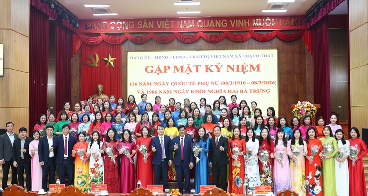 Thạch Thất: Gặp mặt kỷ niệm 116 năm ngày Quốc tế Phụ nữ 8/3- Ảnh 1.