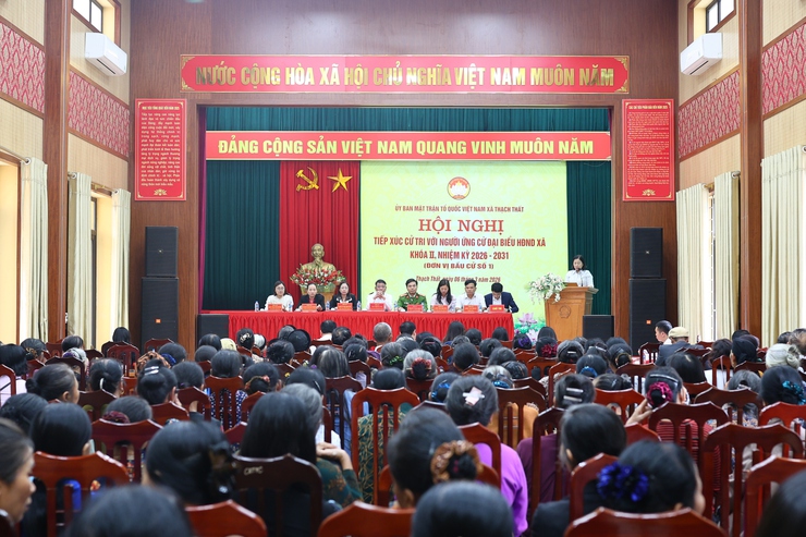 Xã Thạch Thất tổ chức hội nghị tiếp xúc cử tri với người ứng cử đại biểu HĐND xã nhiệm kỳ 2026 – 2031 tại đơn vị bầu cử số 1- Ảnh 15.